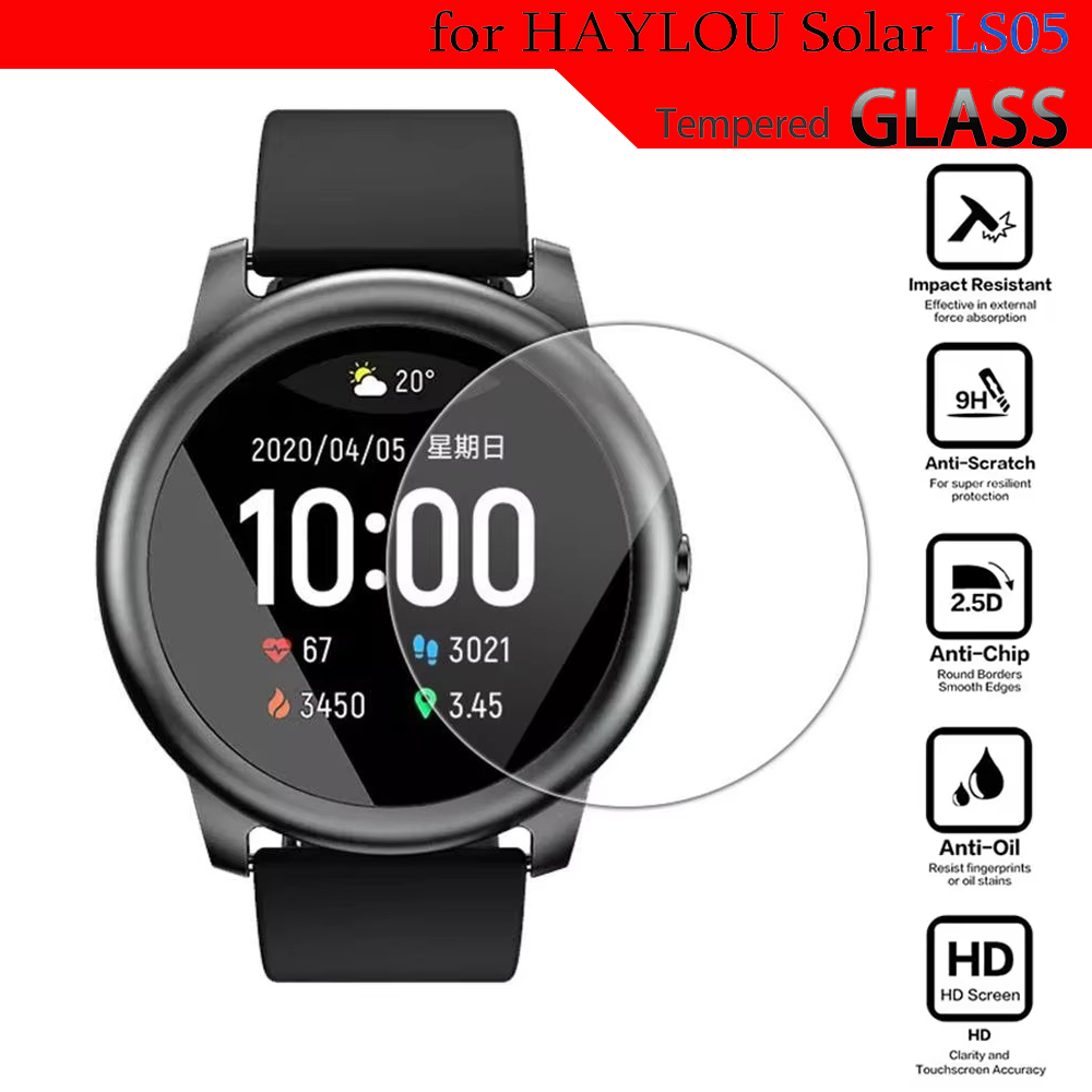 Tempered Glass For HayLou Sola - đánh giá và giá Smartwatch Screen Film
