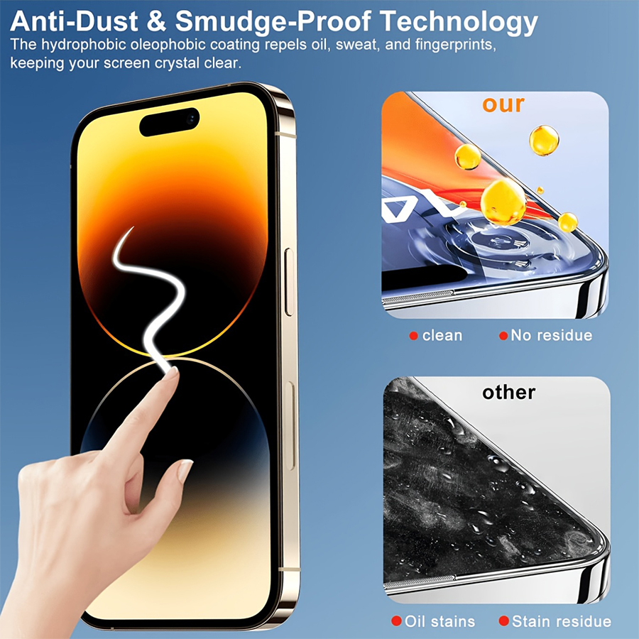 HD Tempered Glass Screen Prote - đánh giá và giá Screen Alignment Tool