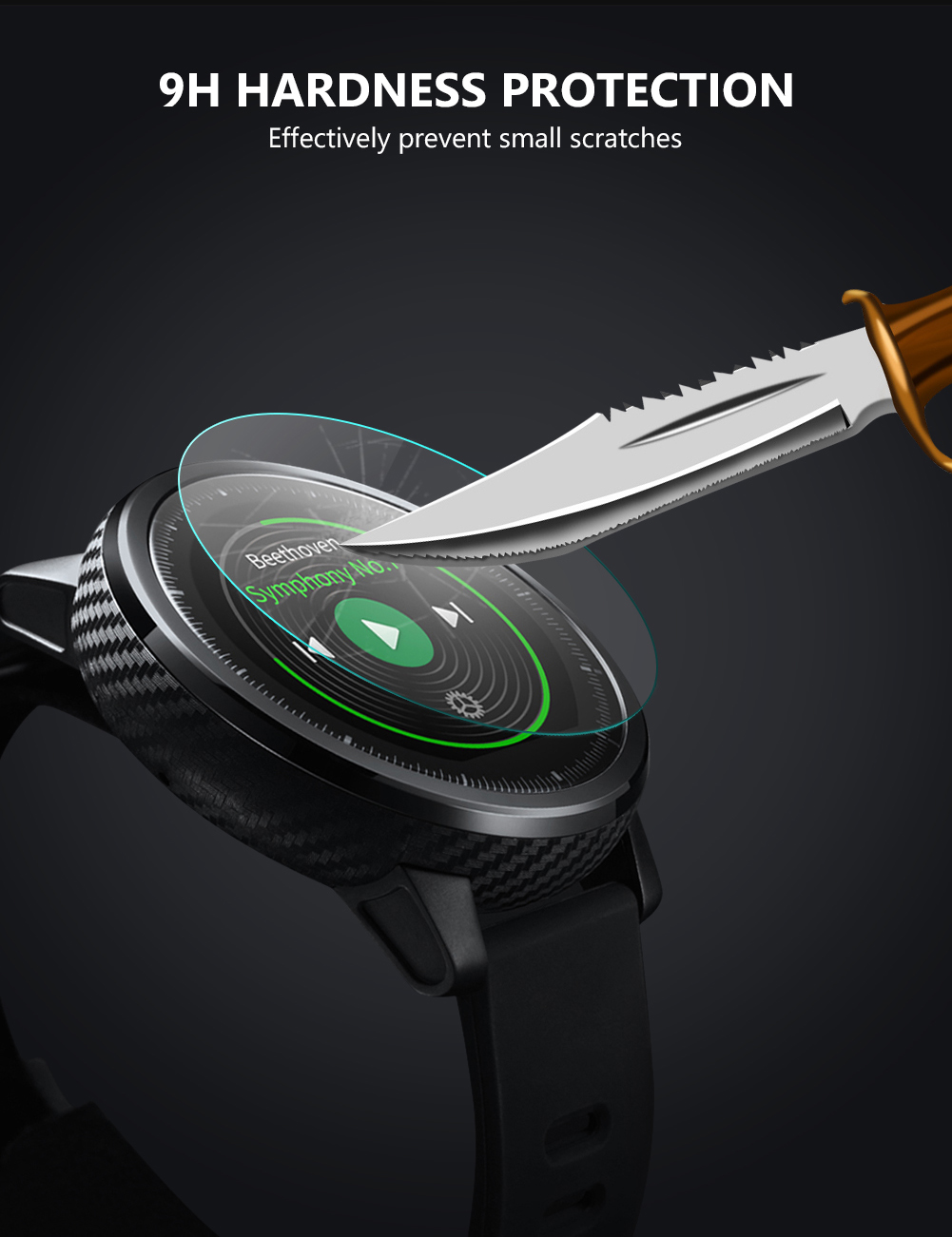 2PACK Round Watches Tempered G - đánh giá và giá Smartwatch Screen Film