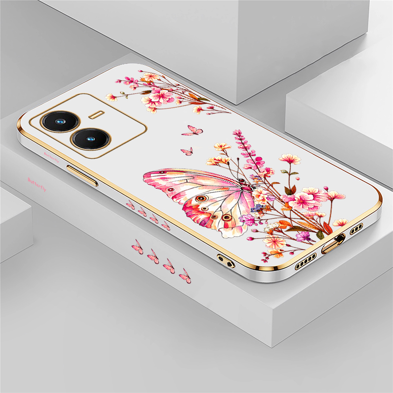 Butterfly Painted Case For Viv - đánh giá và giá Vivo V40